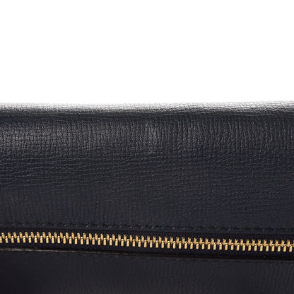 Burberry Derby Calfskin House Check Small Macken Crossbody Bag Ink Blue 11 of 11