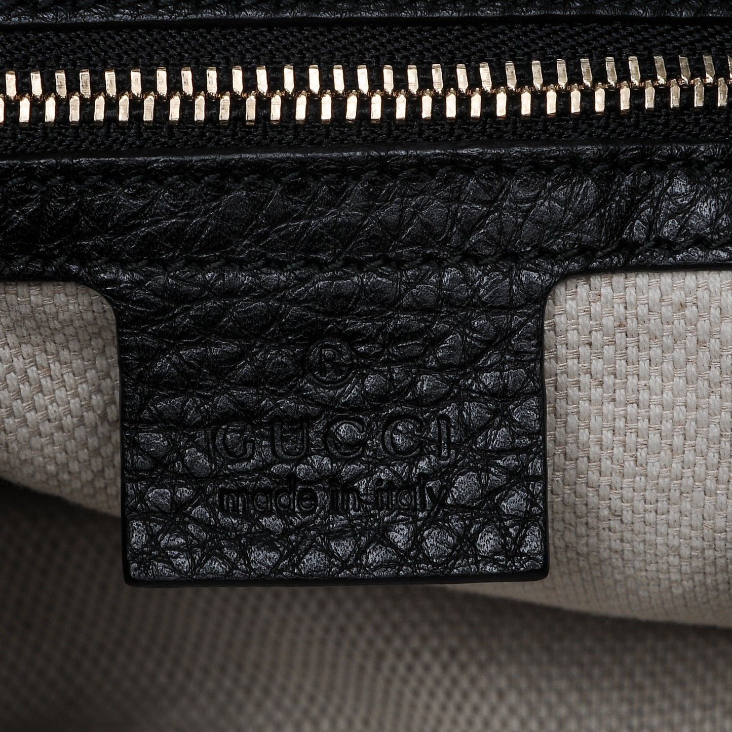 Pebbled Calfskin Medium Soho Chain Shoulder Bag Black
