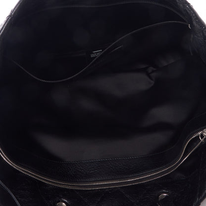 Chanel Glazed Calfskin Large On The Road Tote Black 7 of 10