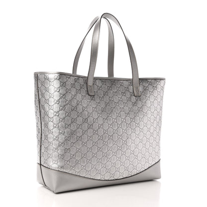Gucci Guccissima Large Tote Silver 3 of 11