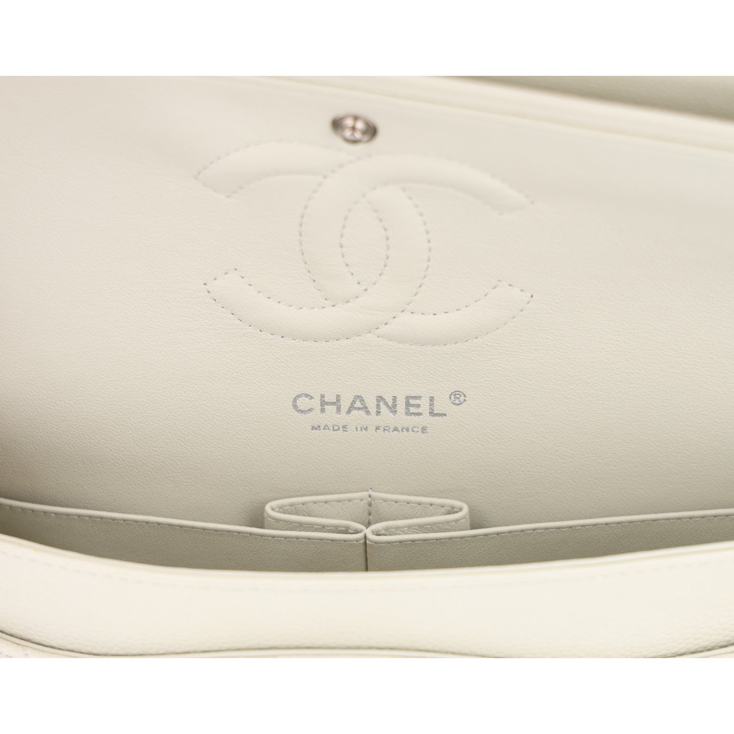 Chanel Caviar Quilted Medium Double Flap Light Green 7 of 11