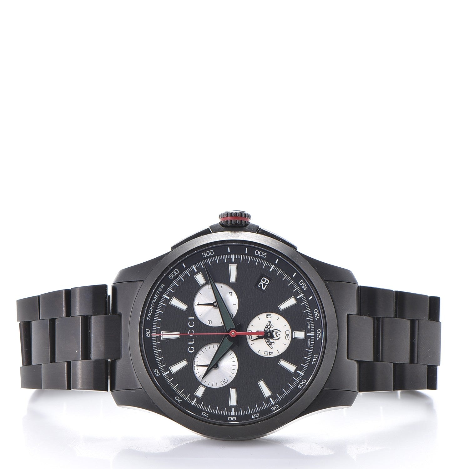 Gucci PVD Stainless Steel 44mm G-Timeless Chronograph Quartz Watch Black 3 of 8