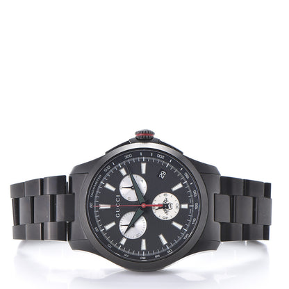 Gucci PVD Stainless Steel 44mm G-Timeless Chronograph Quartz Watch Black 3 of 8