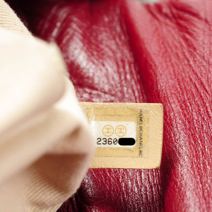 Chanel Lambskin Jersey Large Scales Flap Red 6 of 7