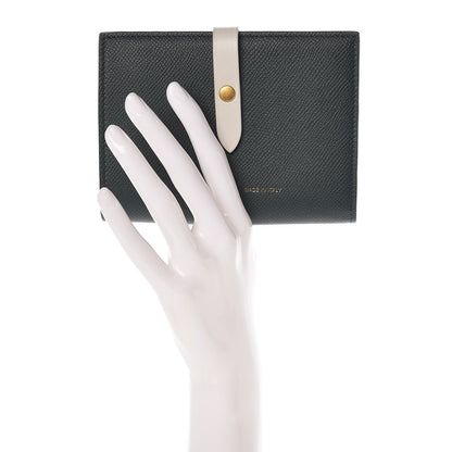 Celine Grained Calfskin Medium Multifunction Strap Wallet Amazone Chalk 2 of 7