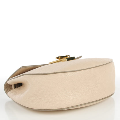 Chloe Grained Calfskin Medium Drew Shoulder Bag Abstract White 4 of 9