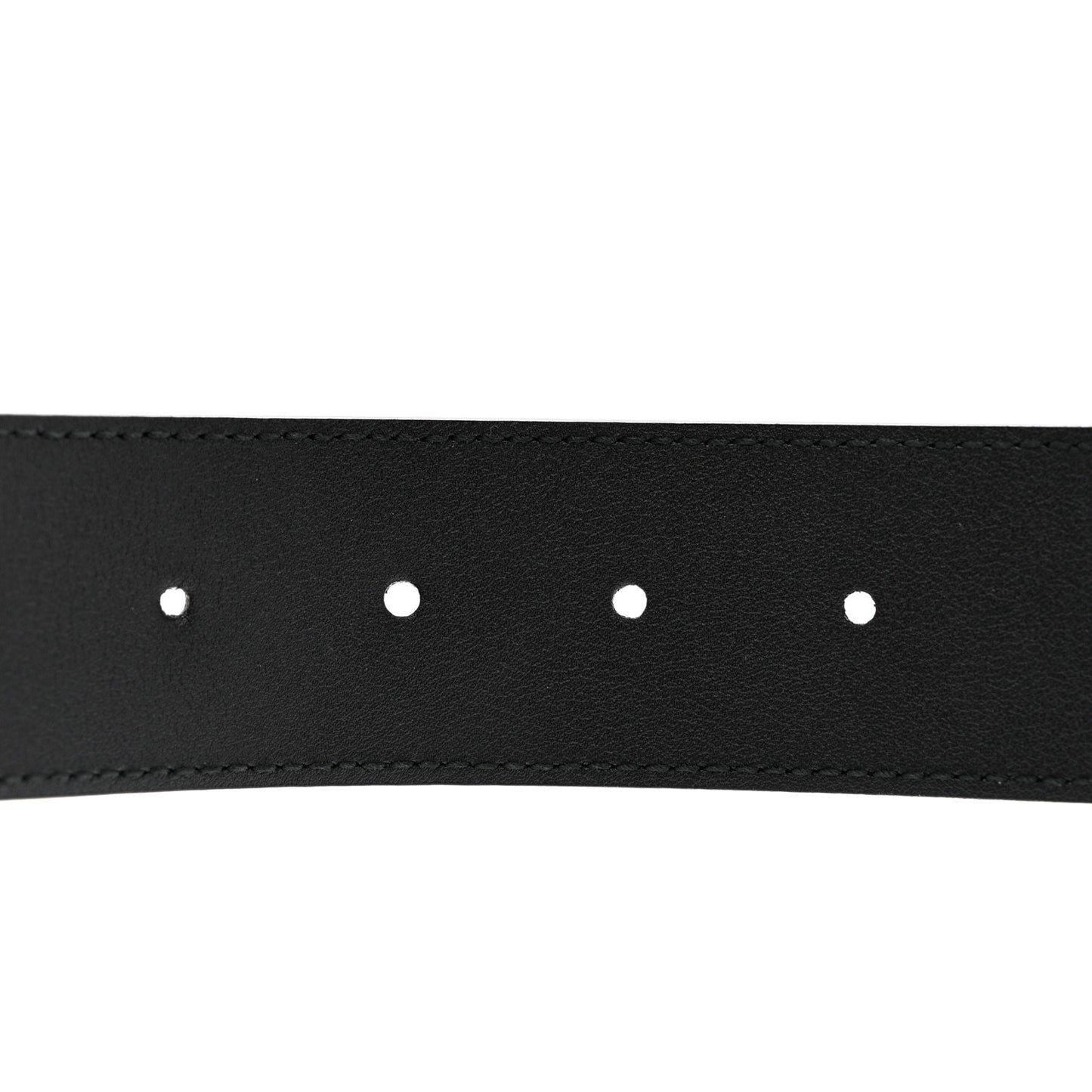 Calfskin Crystal Double G 40mm Belt 85 34 Black Multicolor