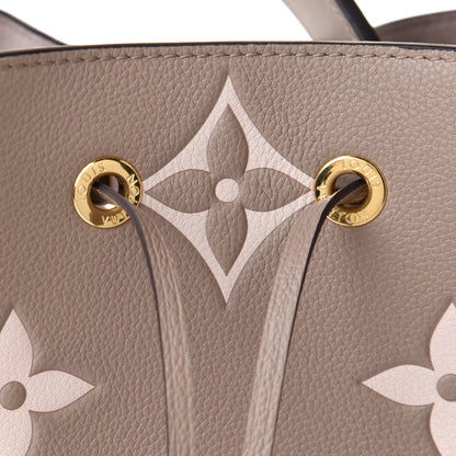 Louis Vuitton Empreinte Monogram Giant Neonoe MM Tourterelle Creme 7 of 9