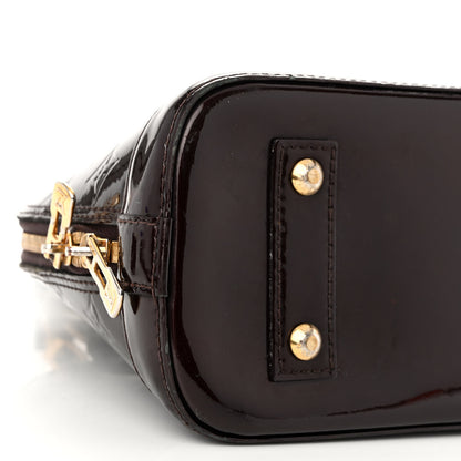 Louis Vuitton Vernis Alma BB Amarante 8 of 11