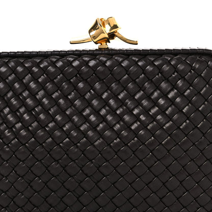 Bottega Veneta Nappa Intrecciato Sculptural Knot Clutch Brown 7 of 9