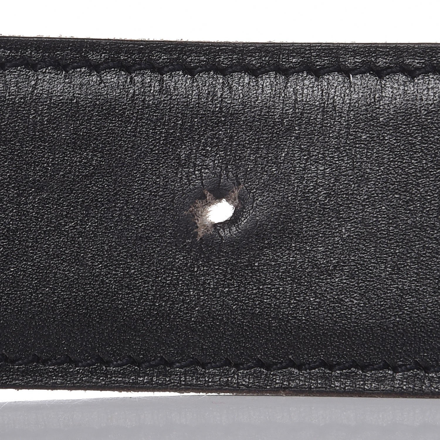Hermes Box Barenia 32mm H Belt 95 Black Fauve 8 of 11