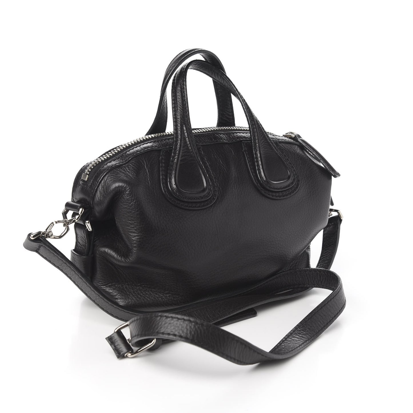 Waxed Calfskin Micro Nightingale Black
