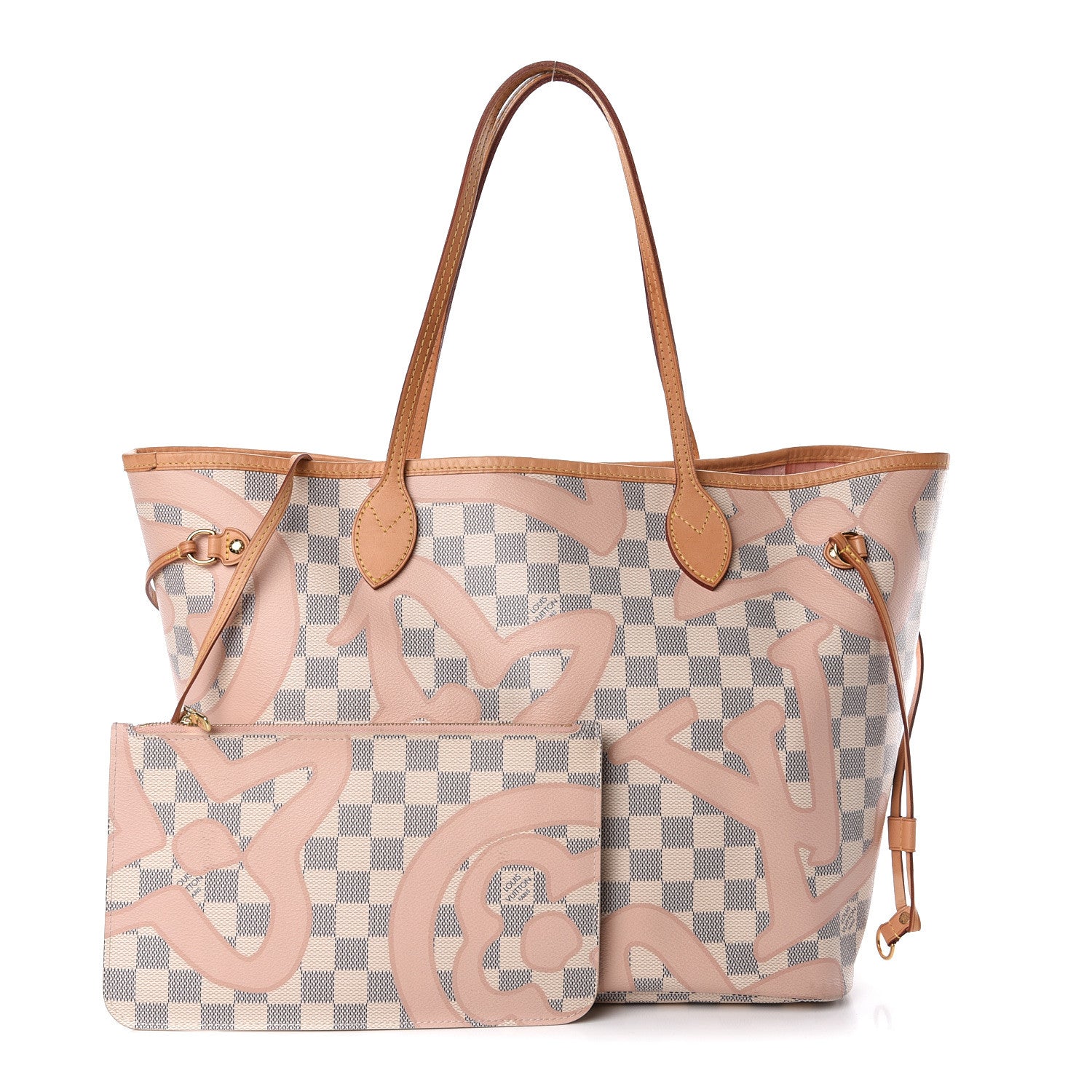 Louis Vuitton Damier Azur Tahitienne Neverfull MM 1 of 21