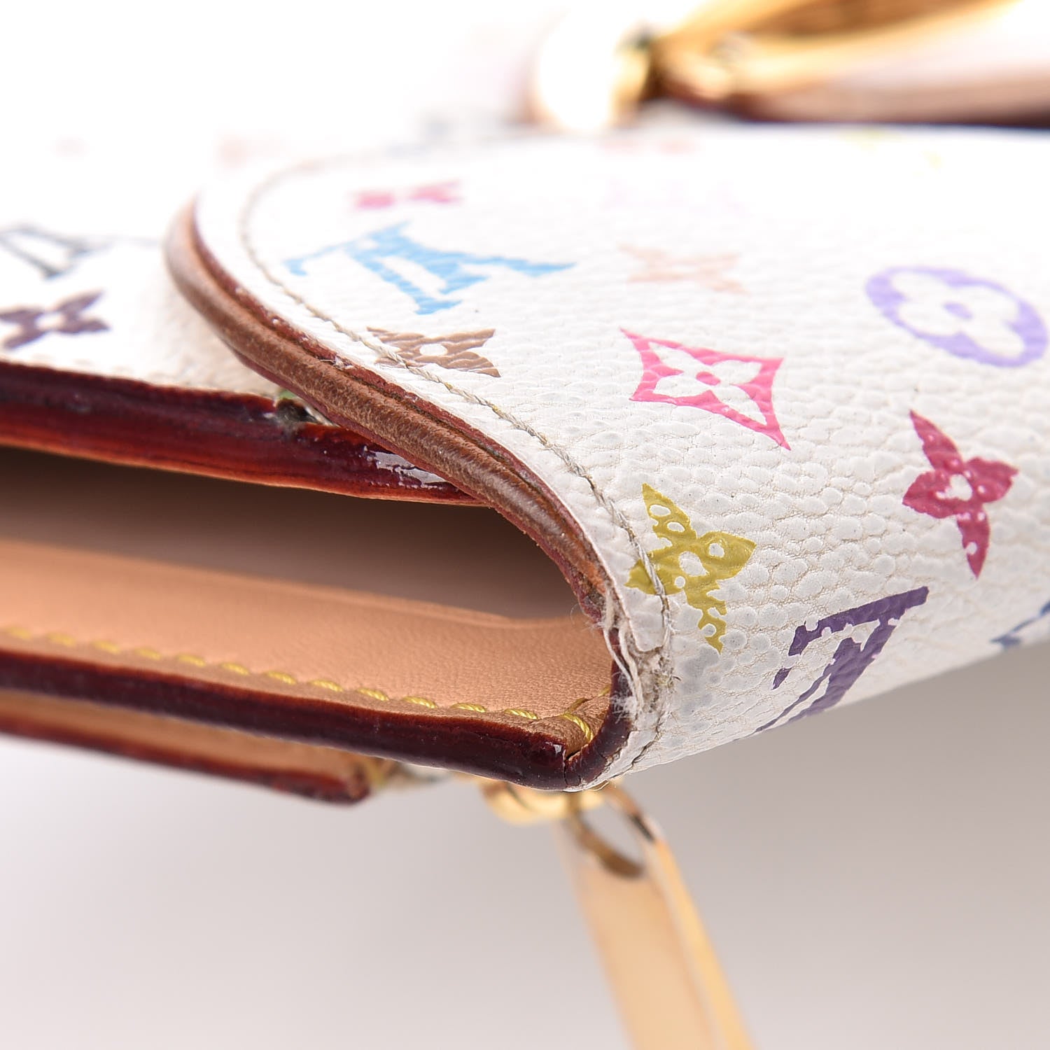 Louis Vuitton Monogram Multicolor Eugenie Wallet White 16 of 22
