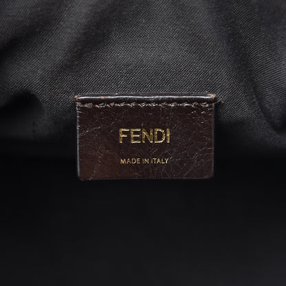 Fendi Zucca Vitello Artic Small Boston Tobacco Bordeaux 6 of 11