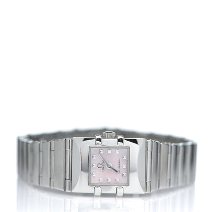 Omega Stainless Steel Pink Mother of Pearl 15mm Constellation Quadra Quartz Watch 1531.73 2 of 4
