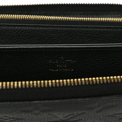 Louis Vuitton Empreinte Zippy Wallet Black 6 of 9