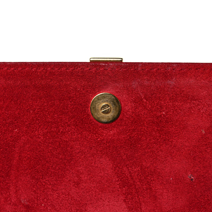 Saint Laurent Calfskin Small Classic Y Satchel Bag Rouge Orient 9 of 10