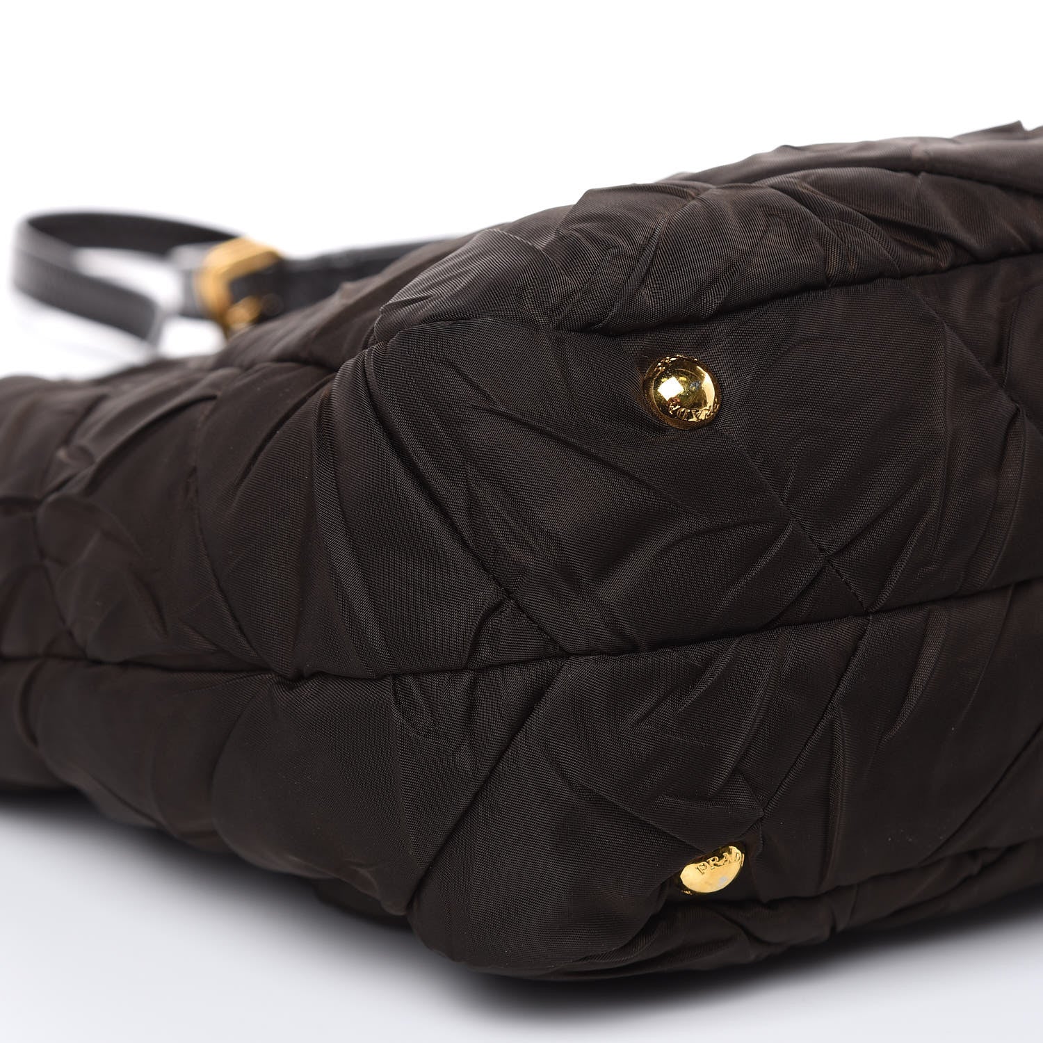 Prada Tessuto Nylon Quilted Bag Ebano 8 of 11