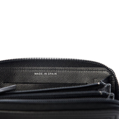 Chanel Caviar Quilted Small Boy Zip Around Wallet So Black 7 of 8