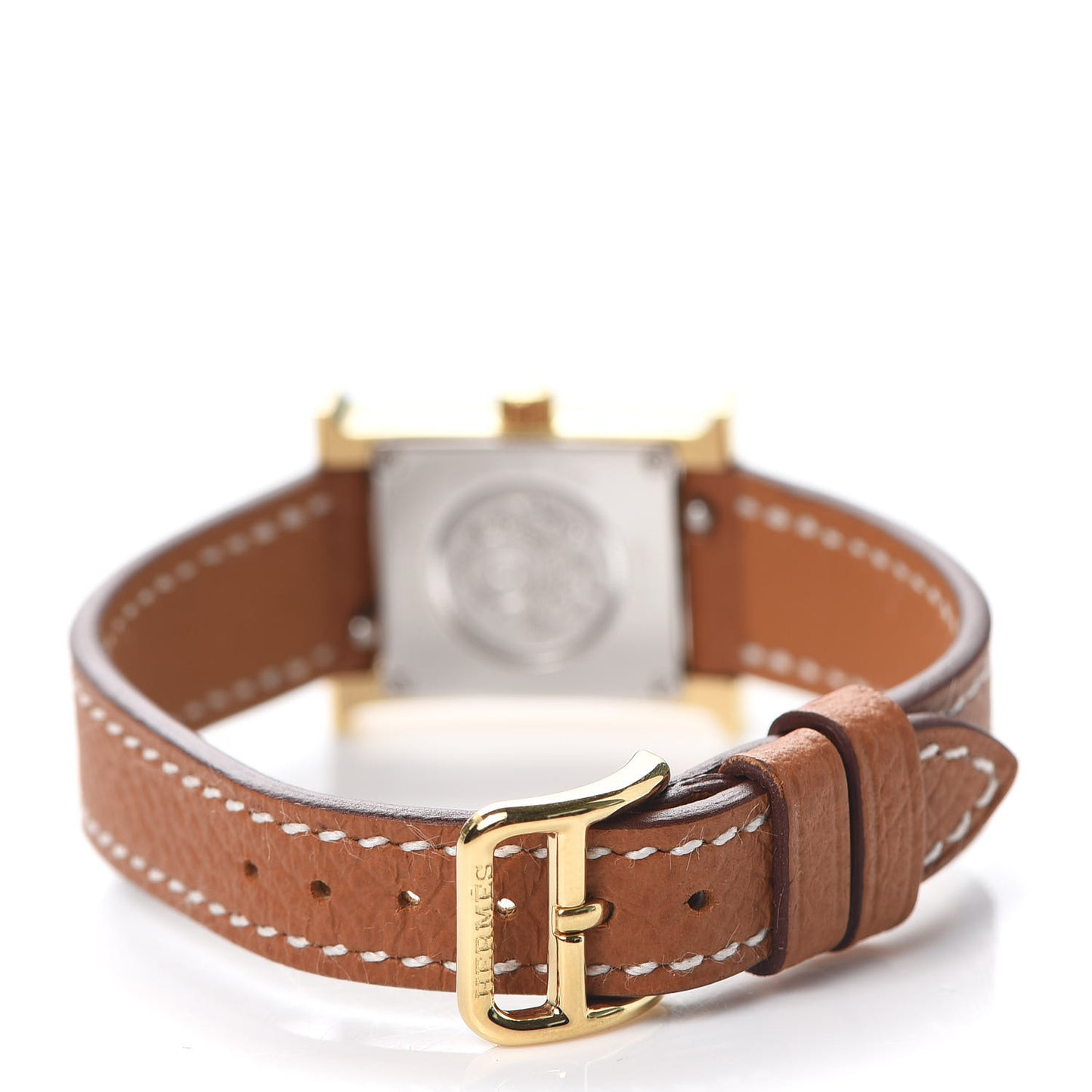 Stainless Steel Epsom 17.2mm Heure H Hour Quartz Watch Gold