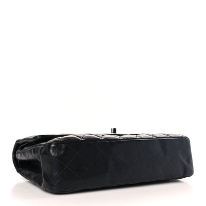 Chanel Lambskin Quilted Medium Double Flap Black 4 of 9