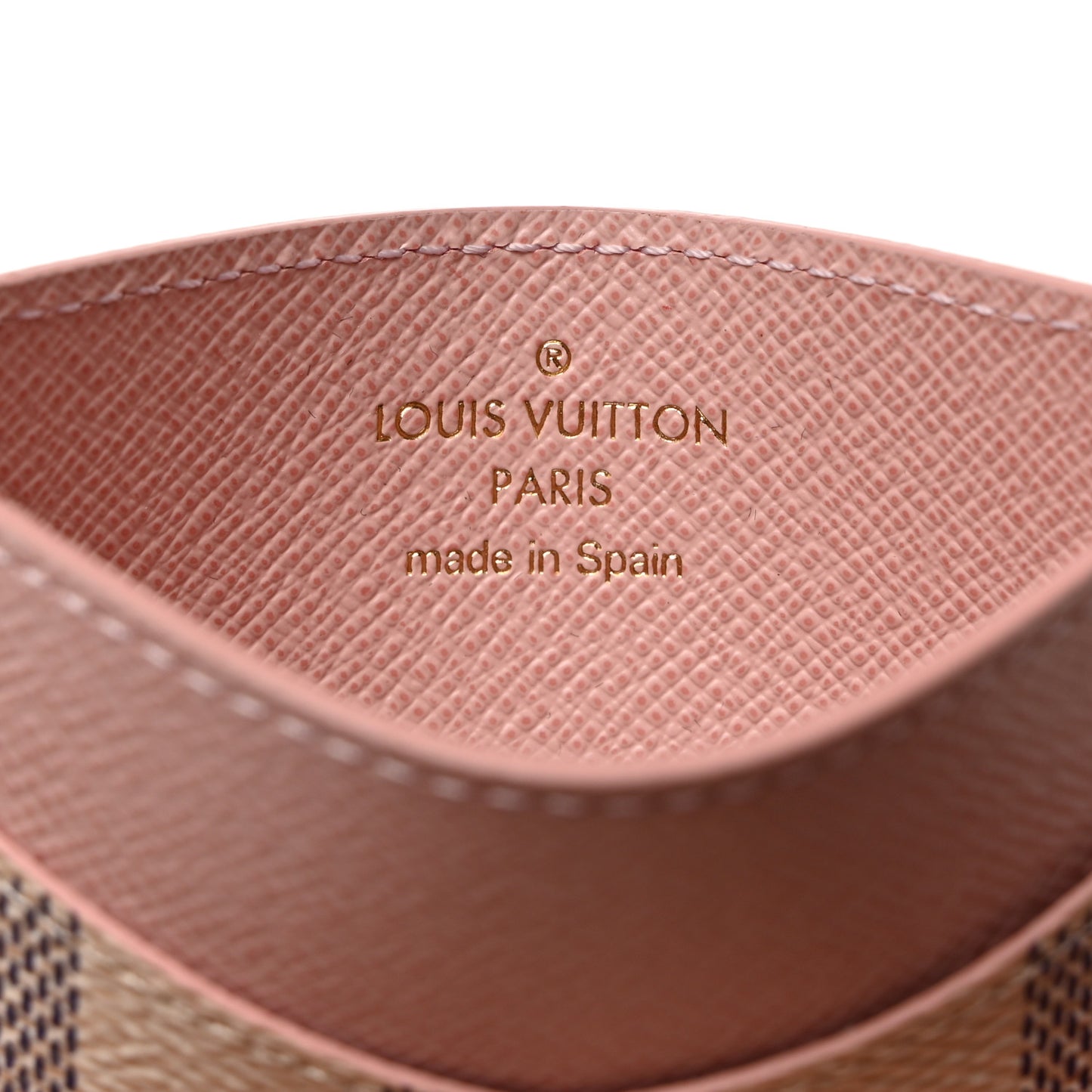 Damier Azur Daily Card Holder Rose Ballerine