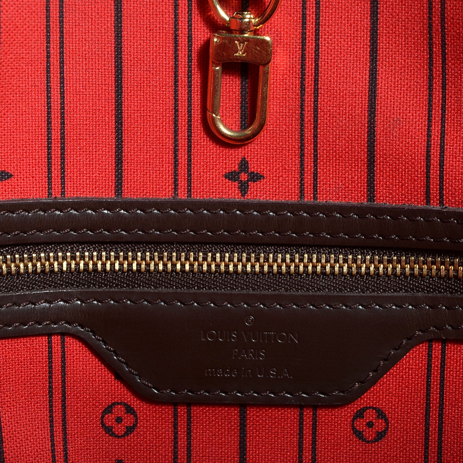 Louis Vuitton Damier Ebene Neverfull MM 6 of 7