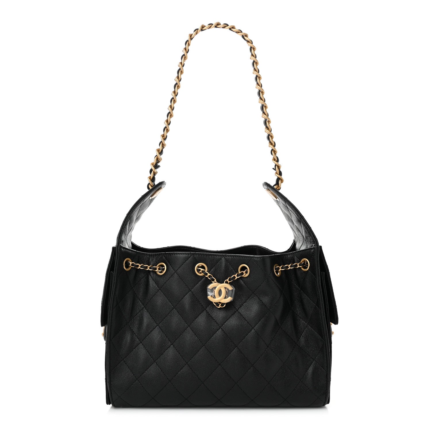 Chanel Caviar Quilted Small Chanel 25 Handbag Black 1 of 10