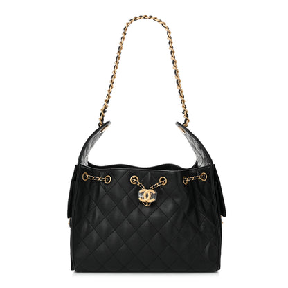 Chanel Caviar Quilted Small Chanel 25 Handbag Black 1 of 10