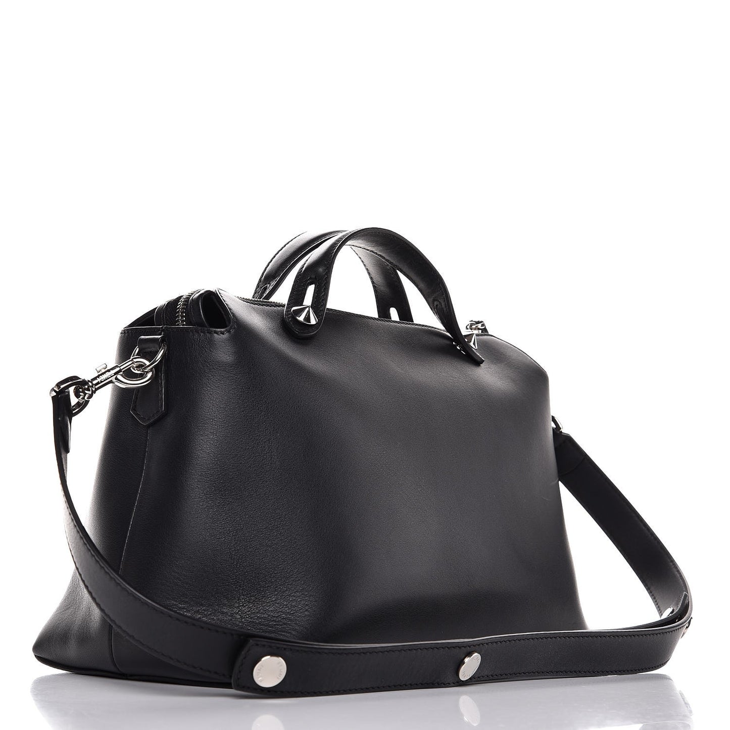 Vitello Dolce Large By The Way Boston Bag Black