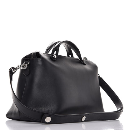 Fendi Vitello Dolce Large By The Way Boston Bag Black 3 of 9