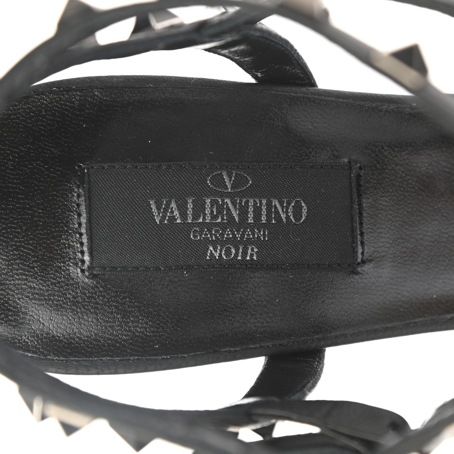 Valentino Garavani Patent Nappa Rockstud Ankle Strap 65mm Pumps 38 Black 7 of 8