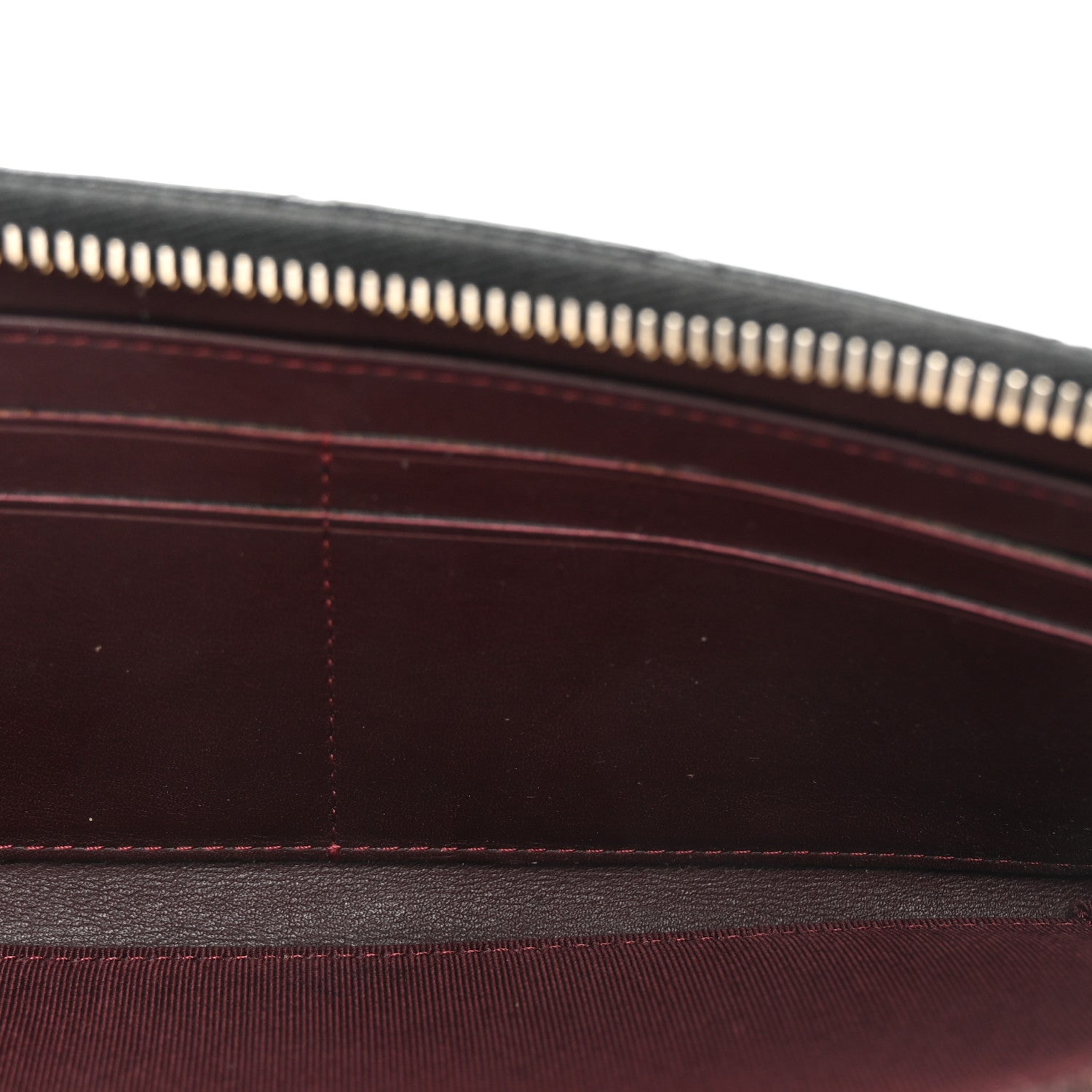 Chanel Caviar Quilted Zip Around Clutch Wallet Black 5 of 9