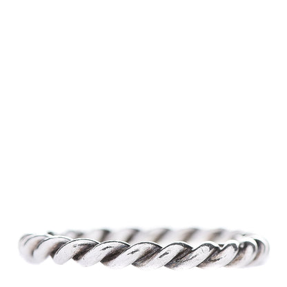 Tiffany Sterling Silver Twist Rope Ring 48 4.5 3 of 5