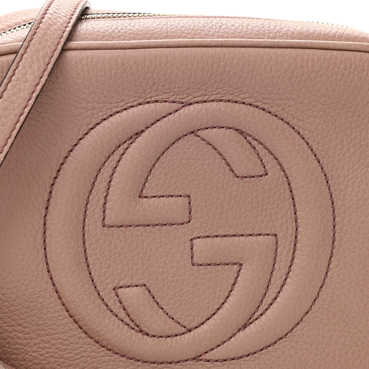 Cellarius Calfskin Small Soho Disco Bag Dark Cipria