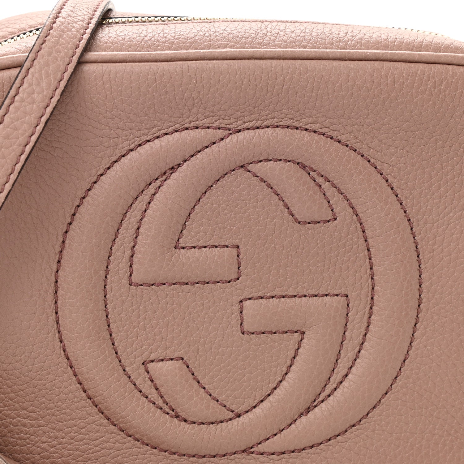 Gucci Cellarius Calfskin Small Soho Disco Bag Dark Cipria 8 of 10
