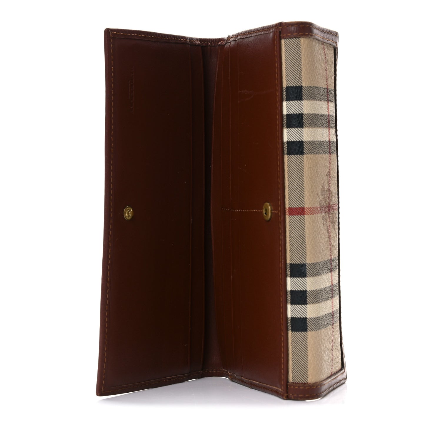 Haymarket Check Penrose Continental Wallet Tan