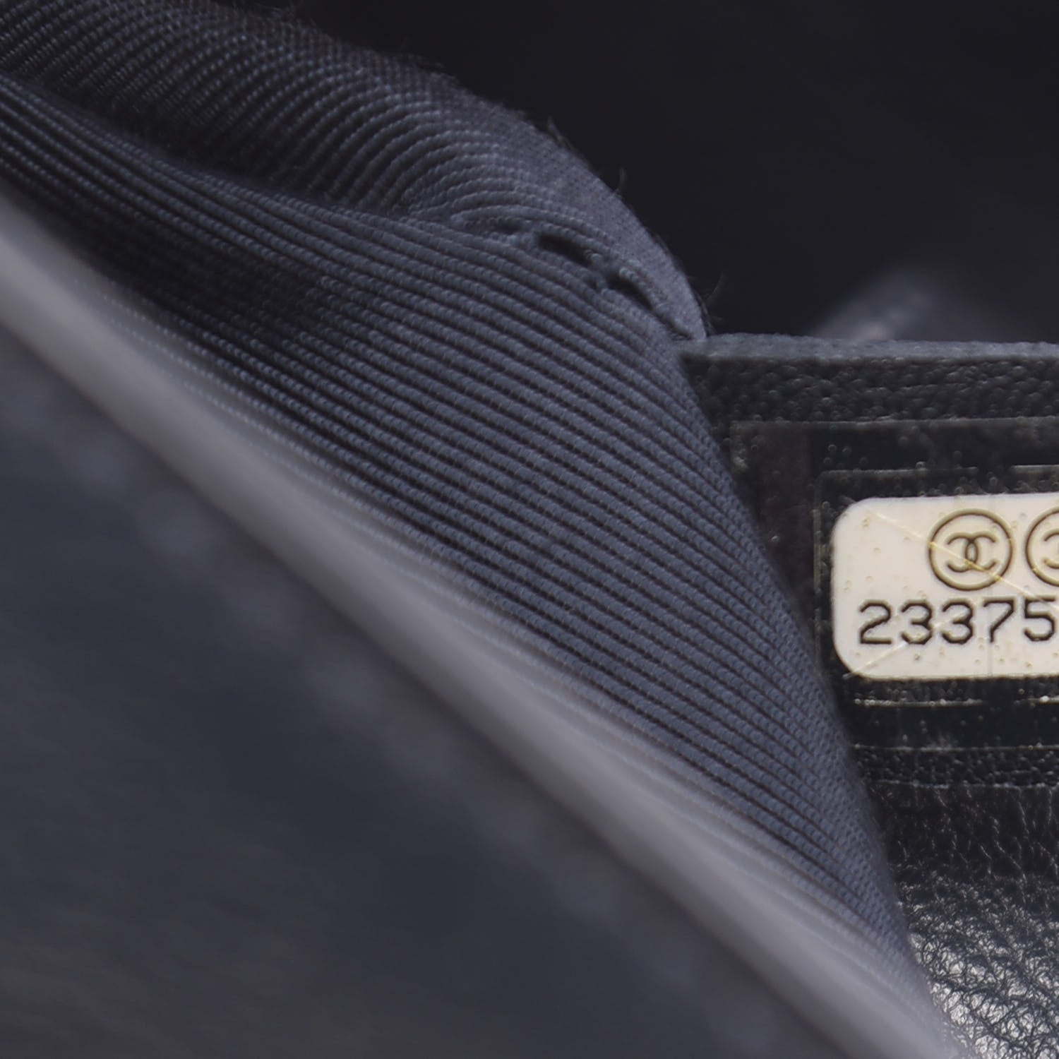 Chanel Calfskin Stitched Large Straight Lines Shopping Tote Navy 8 of 11