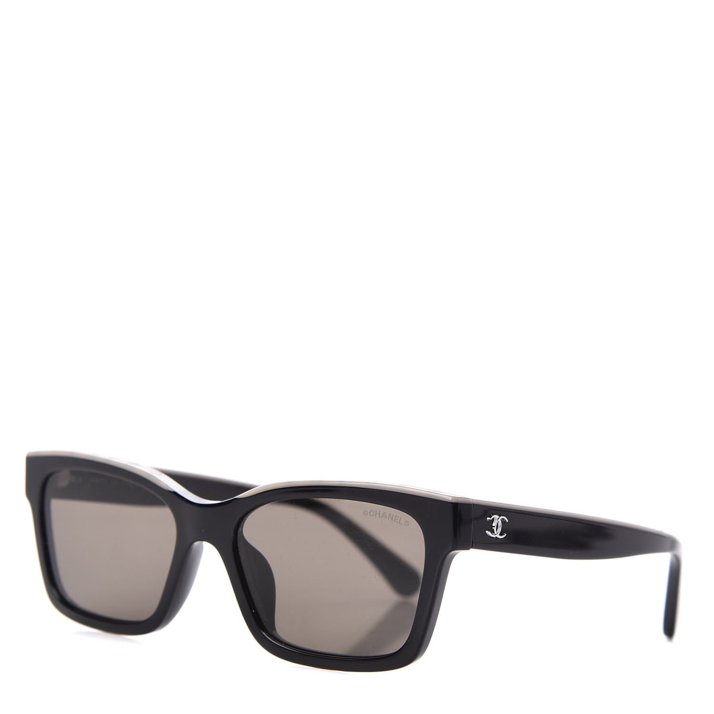 Acetate Square Sunglasses 5417-A Black