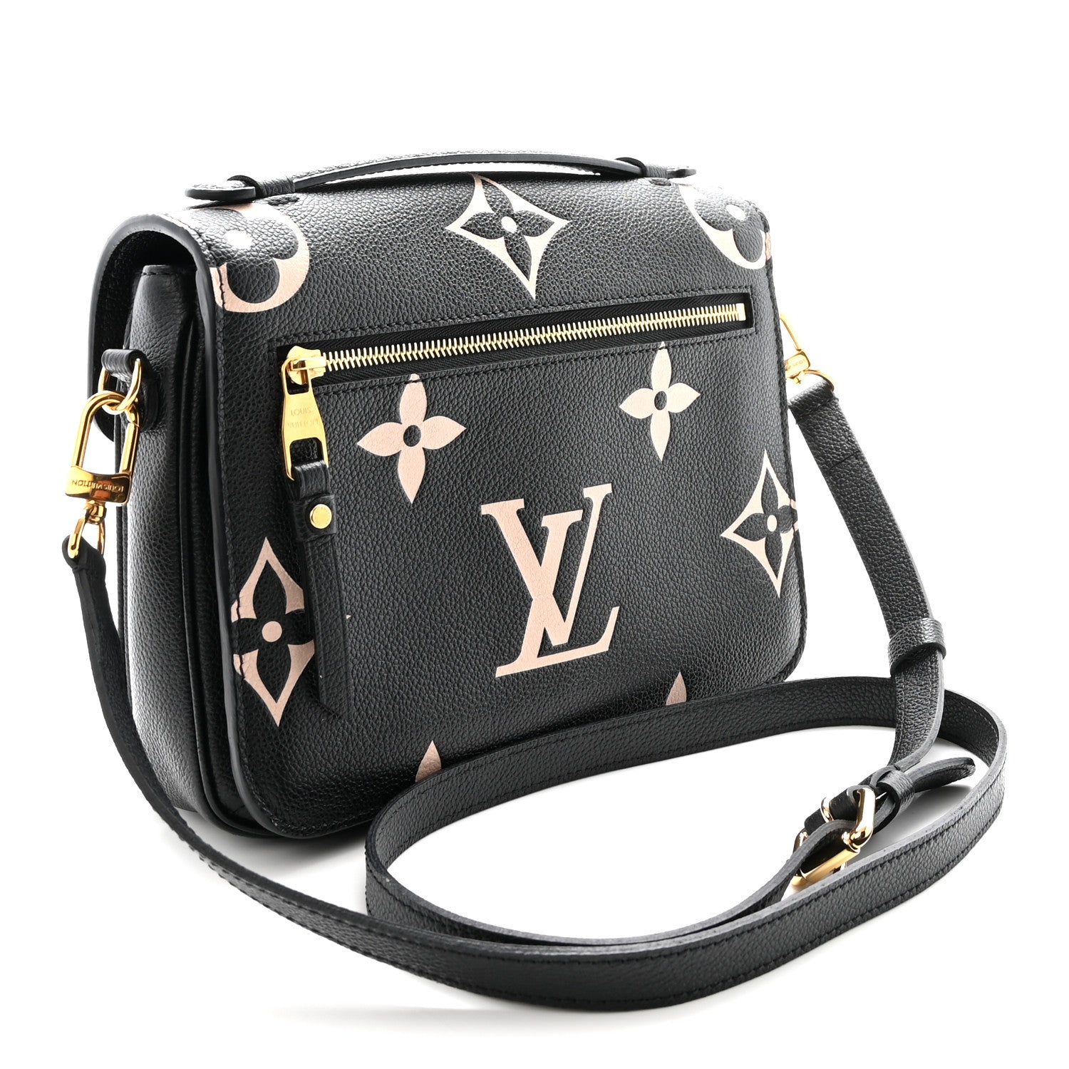 Louis Vuitton Empreinte Monogram Giant Pochette Metis Black Beige 3 of 9