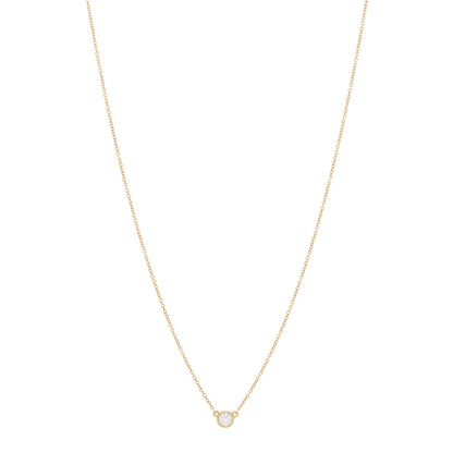 Tiffany 18K Yellow Gold Diamond .17ct Elsa Peretti Diamonds by the Yard Pendant Necklace 1 of 5