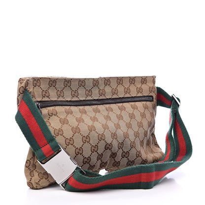 Gucci Monogram Web Belt Bag Dark Brown 3 of 12