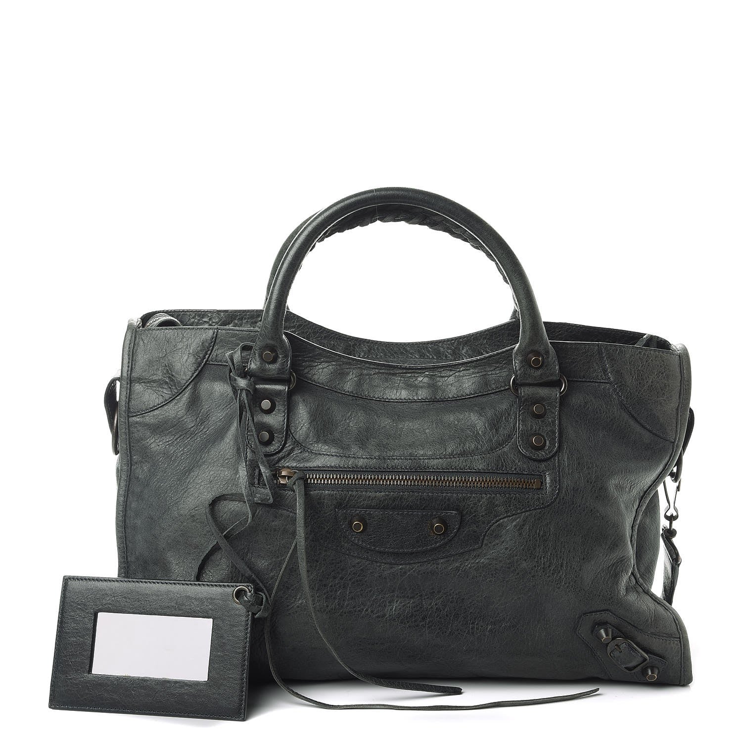 Balenciaga Agneau Classic Hardware City Anthracite 1 of 14