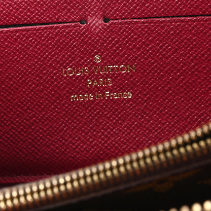 Louis Vuitton Monogram Clemence Wallet Fuchsia 6 of 7