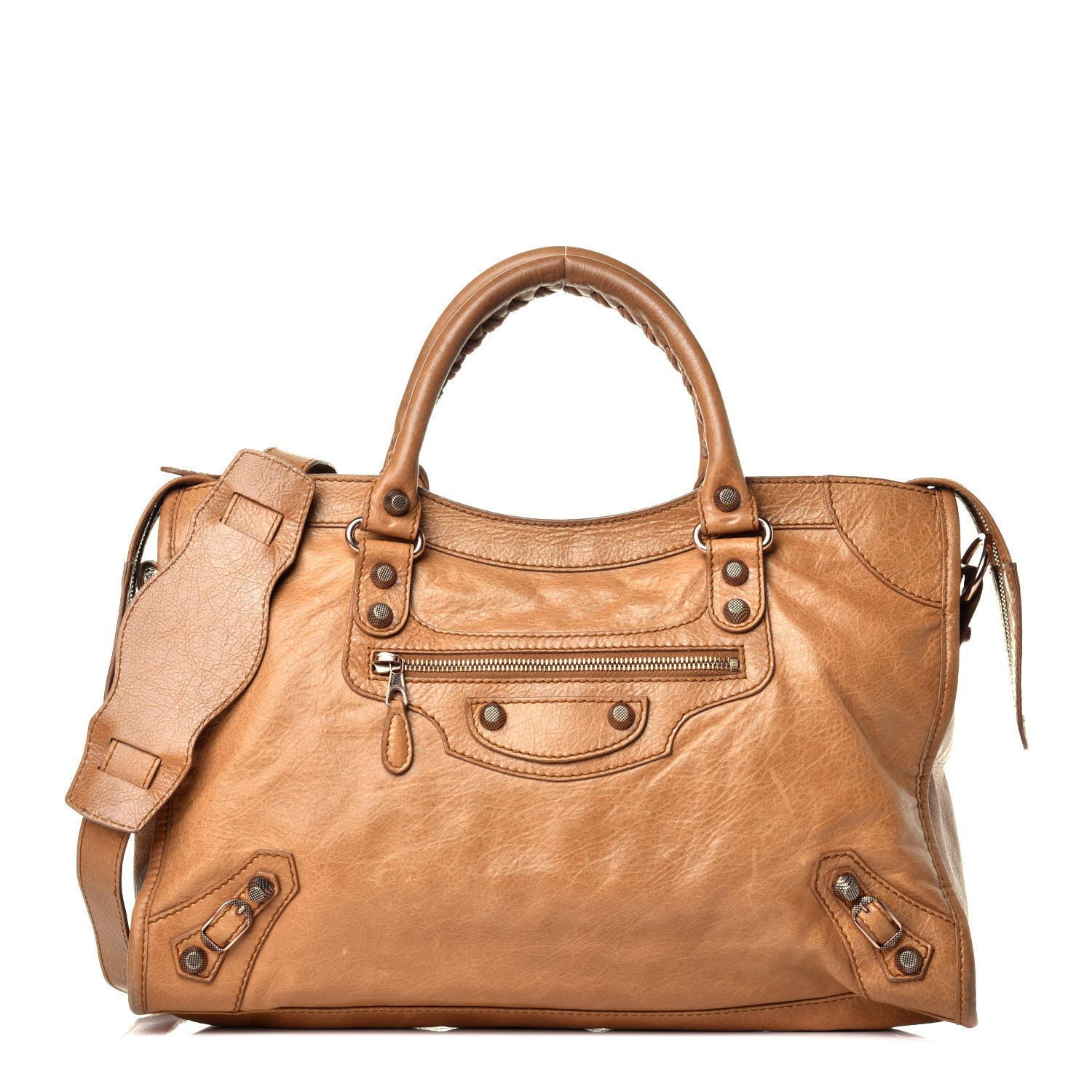 Balenciaga Agneau Giant 12 Rose Gold Hardware City Cumin 1 of 10