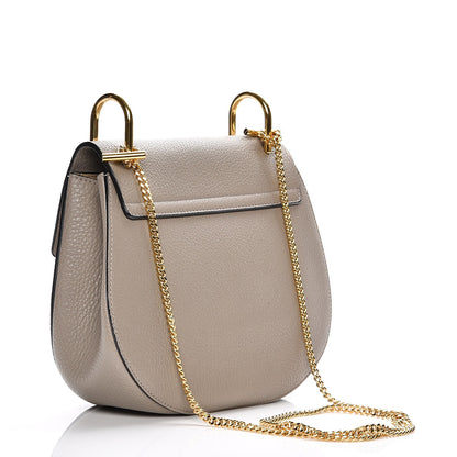 Chloe Grained Lambskin Drew Shoulder Bag Motty Grey 3 of 6