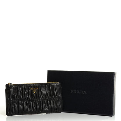 Prada Nappa Gaufre Small Clutch Nero Black 9 of 9