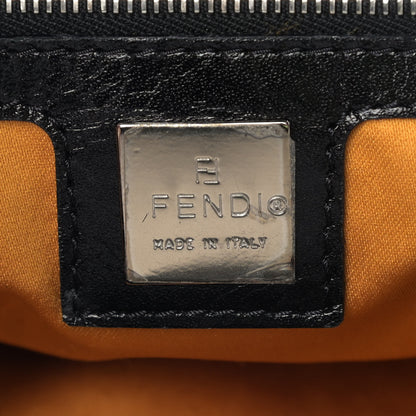 Fendi Calf Hair Small FF Tote Black 10 of 14