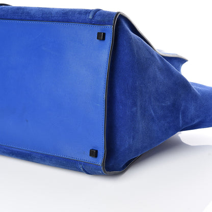 Celine Suede Medium Phantom Luggage Royal Blue 6 of 16